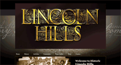 Desktop Screenshot of historiclincolnhills.com